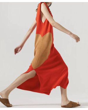 Lanhtropy Love Knitted Dress - Red