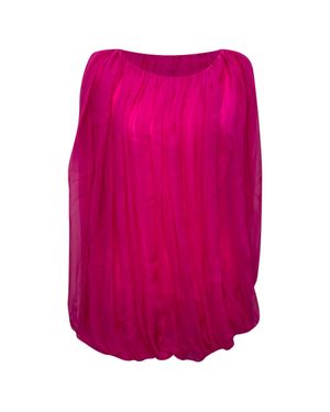 Rick Owens Gathered Blouse - Pink