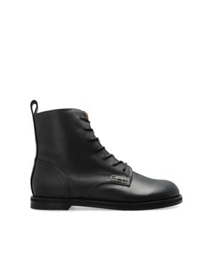 JW Anderson Leather Ankle Boots - Black
