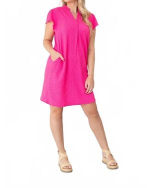 Southern Grace Nicole Mini Dress - Pink