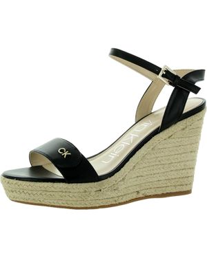Calvin Klein Hamai Wedged Sandal Kchamal-001 - Black