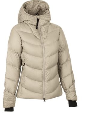 Lamunt Bianca Warm Redown Quilted Padded Down Jacket - Natural