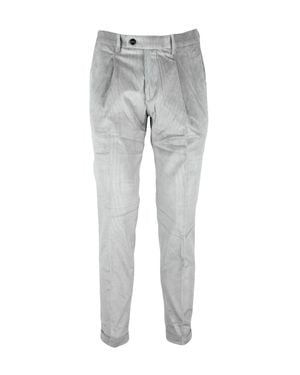 Michael Coal Cotton-Blend Stretch Pants - Gray