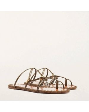 FARM Rio Sea Flat Sandal - Brown