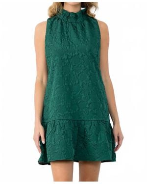 Thml Carol Sleeveless Textured Dress - Green