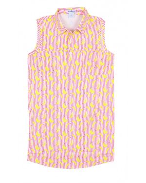 Blue Quail Clothing Co. Girl's Sleeveless Dress Bananas - Pink