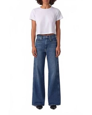 AMO Frida Wide Leg Jeans - Blue