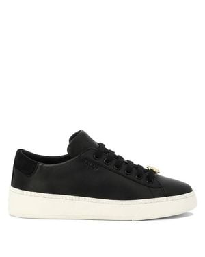 Bally Ryver-W Low-Top Leather Sneakers, Brand Size 8.5 (Us Size 9.5) - Black