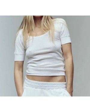 The Great Baby Rib Ballet Tee - Gray