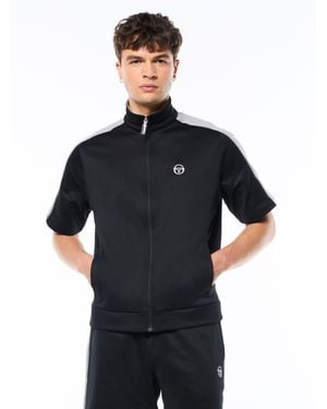 Sergio Tacchini Viscotti Short Sleeve Track Jacket - Black
