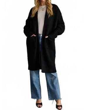Panache Apparel Dale Knit Cardigan - Black