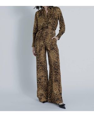 Karina Grimaldi Mia Print Pants - Natural