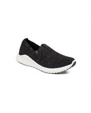 Aetrex Angie Slip On Comfort Sneaker - Black