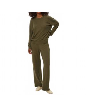 Michael Stars Jones Wide Leg Pants - Green