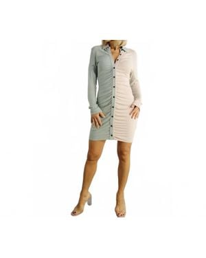 Mulla Stay Minty Color Block Mini Dress - Black