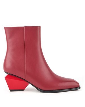 United Nude Jacky Bootie Ii - Red