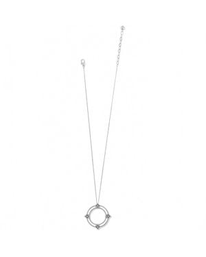 Brighton Illumina Diamond Ring Necklace - White