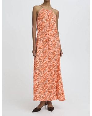B.Young Joell Slip Dress - Orange