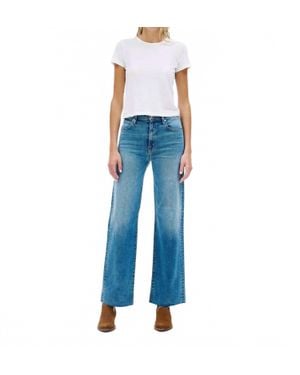 SLVRLAKE Denim Grace Wide Leg Jeans - Blue