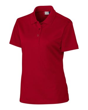 Clique Lady Malmo Pique Polo Shirt - Red