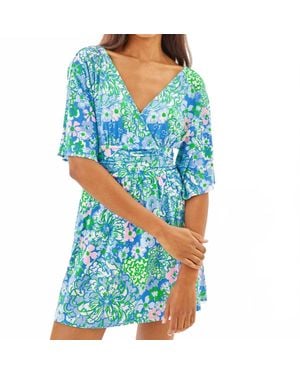 Lilly Pulitzer Parigi Knit Skort Romper - Blue