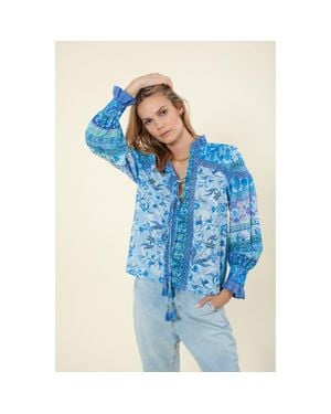 Hale Bob Selena Top - Blue