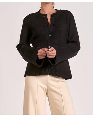 Elan Cardigan Sweater - Black