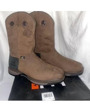 Frye Western Internal Met Work Boots - Brown