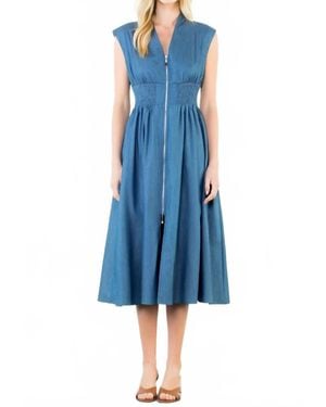 Thml Hallie Sleeveless Denim Dress - Blue