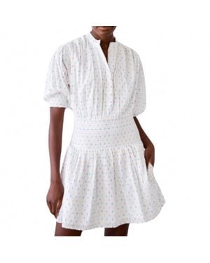 Never A Wallflower Grace Mini Dress - White