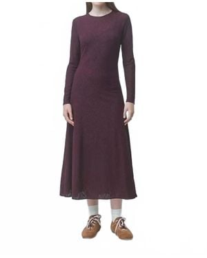 Suncoo Calixt Midi Dress - Purple
