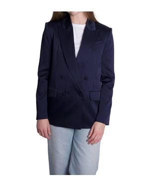 Jonathan Simkhai Norah Long Sleeve Blazer - Blue
