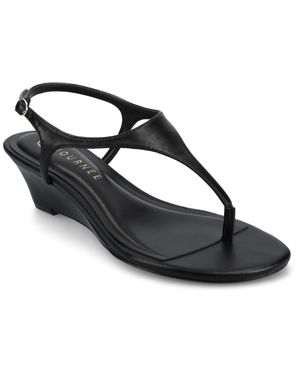 Journee Collection Apos;S Kathryn Wedge Sandals - Black
