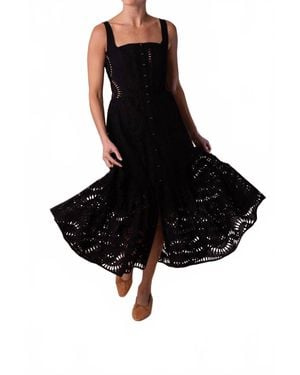Charo Ruiz Nissy Long Dress - Black