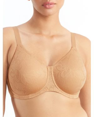 Dominique Jacqueline Jacquard Minimizer Bra - Natural