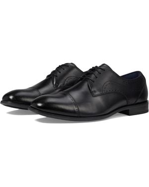 Stacy Adams Bryant 25634-001 Oxford Cap Toe Dress Shoes Hawk683 - Black