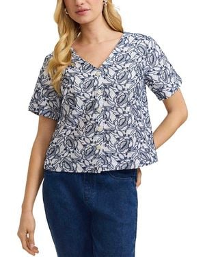 Foxcroft Isabel Shirt - Blue