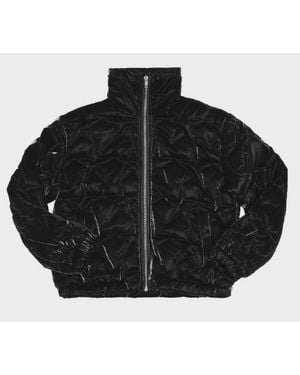 MIA Girl's Stars Puff Jacket - Black