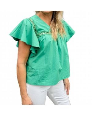 Brave + True Marcia Blouse - Green