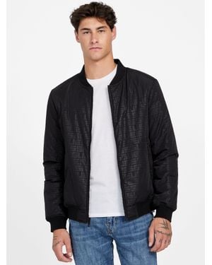 Guess Eco Winnie Reversible Padded Jacket - Black