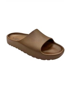 Lemon Jelly Azalea Sport Slide Sandals - Brown