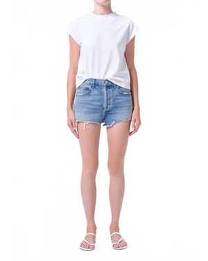 Agolde Ridley Jean Short - Blue