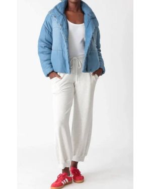 Electric and Rose Puffer Jacket - Blue
