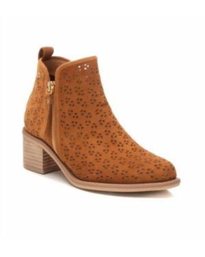 Xti Suede Ankle Booties - Brown