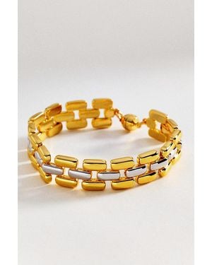 Luv Aj Noir Link Bracelet - Metallic