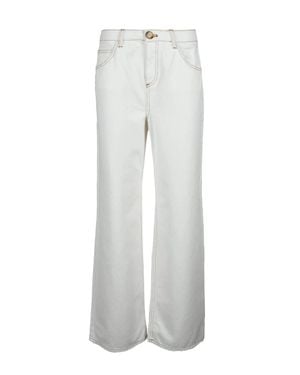 L'Autre Chose High-Waisted Jeans - White