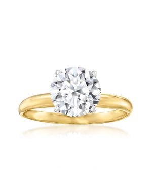 Ross-Simons Lab-Grown Diamond Solitaire Ring - Metallic
