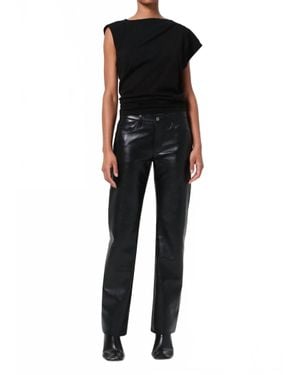 Agolde Low Rise Slim Pants - Black