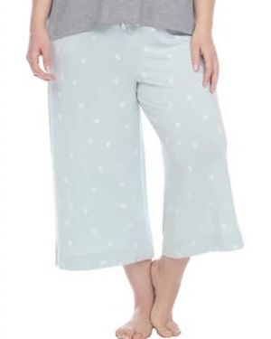 Honeydew Intimates Super Soft Fleece Capri Pajama Pants - Blue