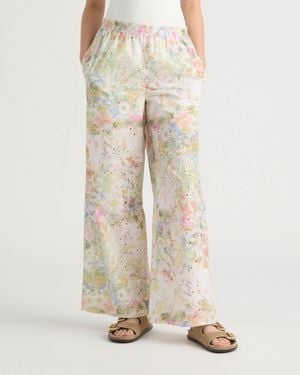 NVLT Pull-On Wide Leg Pant - Natural